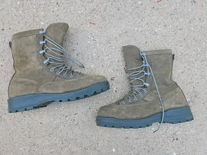 Stivali da combattimento Belleville Goretex 675ST clima freddo verde salvia USA taglia 11R acciaio - Foto 1 di 6