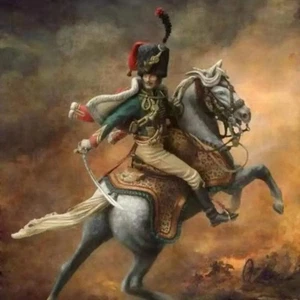 1/32 90mm Resin Model Kit French Cavalry Officer Horseman Rider A-1100 Unpainted - Picture 1 of 4
