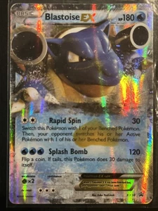 BLASTOISE EX XY30 POKEMON 2014 XY BLACK STAR PROMO Holographic Card - Picture 1 of 2