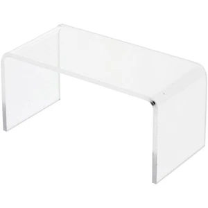 Plymor Clear Acrylic Rectangular Display Riser, 2" H x 4" W x 2" D (1/8" thick) - Picture 1 of 2