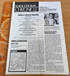 SCIENCE FICTION CHRONICLE December 1983 * Vol. 5 No. 3 * vtg SF fandom - Picture 1 of 5