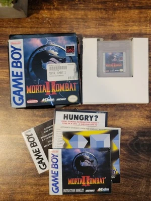 Mortal Kombat II 2 Nintendo Game Boy Complete Cib Manuals Inserts Tested - Image 1 of 4