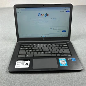 HP Chromebook 14-CA061DX 14" Intel Celeron N3350 1.1GHz 4GB 32GB eMMC - Afbeelding 1 van 7