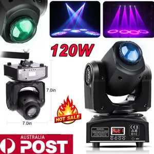 120W Moving Head Stage Lighting Gobo RGBW LED DJ DMX Beam Disco Club Party Light - Picture 1 of 14