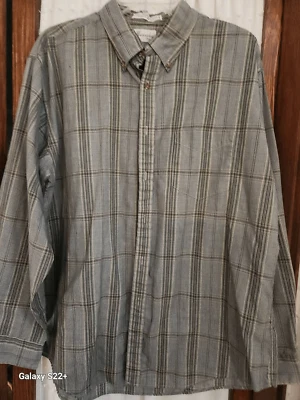 M39 Mercedes by Enro Verde y Marrón Cuadros Abotonados Manga Larga Hombre XL Foto 1 de 4