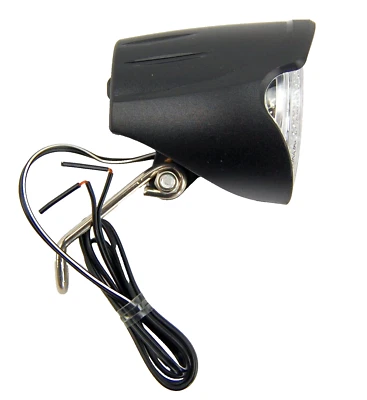 Fahrrad LED Scheinwerfer für Nabendynamo 20 Lux Standlicht Union UN-4256 schwarz - Bild 1 von 3