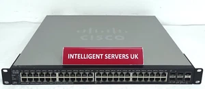 Cisco SG500X-48P-K9 48-Port Gig PoE + 4-Port 10-Gig Stackable Managed Switch - Picture 1 of 4