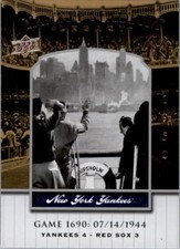 2008 Upper Deck Yankee Stadium Legacy Collection Baseball Card Pick 1690-3046
