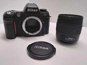 **parts**Nikon N80 Camera w Nikkor AF 28-80mm f3.3-5.6 G Lens 28-80/3.3-5.6 - Picture 1 of 12