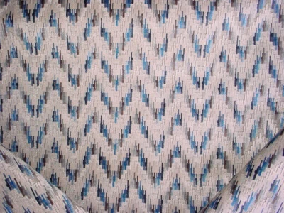 Tela de tapicería para cortinas 3Y Baker Lifestyle PF50426 Carnaval Chevron Indigo Foto 1 de 3