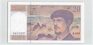 FRANCE 20 Francs 1991, P-151e, Original UNC, Uncirculated, B.033. R2 - Picture 1 of 2