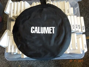 CALUMET ZIPDISC 107CM 42" TRANSLUCENT  REFLECTOR REFLECTER  - Picture 1 of 3