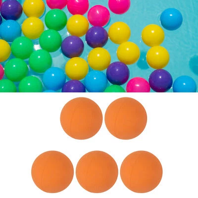 (Naranja) 5 piezas 6 cm Bola Hinchable Seguro Goma Ecológica Portátil Ejercicio de Mano FF Foto 1 de 4
