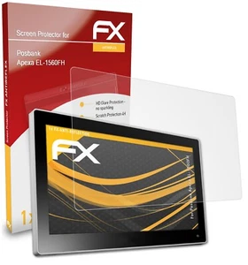atFoliX Screen Protection Film for Posbank Apexa EL-1560FH matt&shockproof - Afbeelding 1 van 8