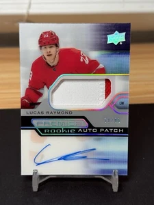 2021-22 Upper Deck Premier LUCAS RAYMOND Rookie Patch Auto Acetate RPA /99 - Bild 1 von 3