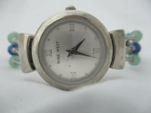 Nine West Women's Watch Silver Toned Bracelet Band Analog Quartz Watch - Picture 1 of 12