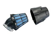 Produktbild - Luftfilter für: Polini Blue Air Box 37mm 30° schwarz-blau Cagiva,Calella,CFMOTO