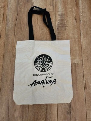 Nuevo Bolso de Mano Cirque Du Soleil Amaluna Estampado Gráfico Algodón Lona Reutilizable 13x15 Foto 1 de 2
