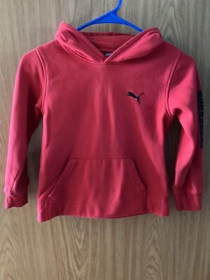 Sudadera con capucha roja Puma para niños talla 7 Foto 1 de 4