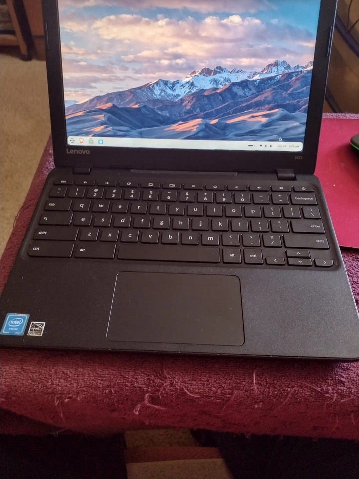 Lenovo Chromebook N23 11.6" Intel Celeron N3060 1.6GHz 4GB RAM 16GB ZORIN OS Foto 1 de 4