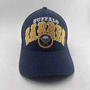 BUFFALO SABERS New Era 39Thirty Fitted Hat Cap Adult Size S/M Blue. NHL - Picture 1 of 18