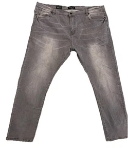 Kenneth Cole New York Jeans Men's 46X32 Light Black Stretch Denim Tapered Fit - Picture 1 of 4