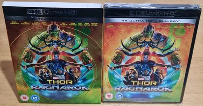 Thor Ragnarok 4K Ultra HD UHD + Blu Ray Brand New & Sealed With Slipcase - Image 1 of 4