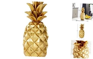 Polystone Fruit Decorative Sculpture Pineapple Home Decor Statue, Accent - Picture 1 of 7