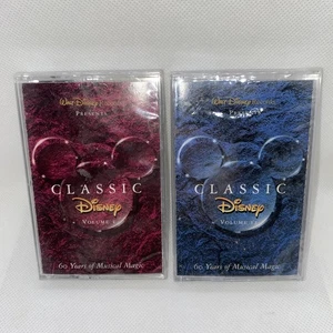 Classic Disney Vol 1 & 2 60 Years Of Musical Magic Cassette Tape Never Opened - Picture 1 of 6