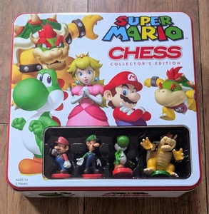 Super Mario Chess Set Collector's Edition - USAopoly (2009) Complete & VGC - Picture 1 of 11