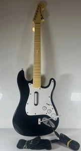 XBOX 360 Rock Band Harmonix Wired Guitar - Tested Working - Picture 1 of 9