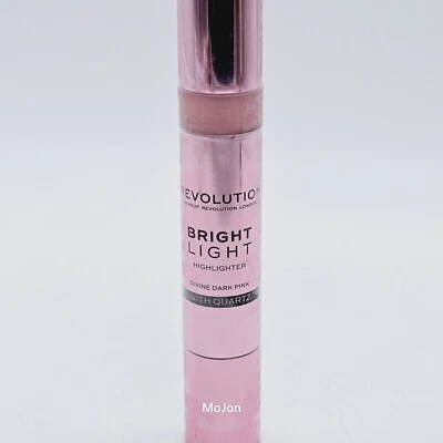 Makeup Revolution Bright Light Highlighter DIVINE DARK PINK 0.1 Fl Oz SEALED - Image 1 of 4