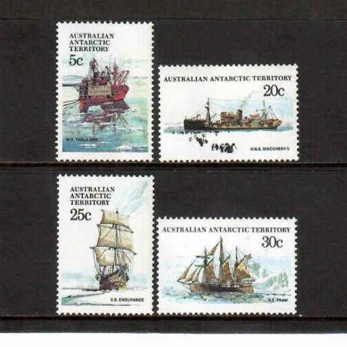 Territorio Antártico Australiano - Barcos - Juego de 4 estampillas - MNH Foto 1 de 1