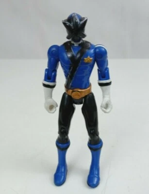 Figura de acción Power Rangers Samurai Blue Mega Ranger 4"  Foto 1 de 4