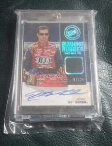 Press Pass Burning Rubber 2007 Jeff Gordon Race Used Tire - Picture 1 of 2