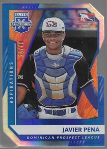 2021 Elite Extra Edition Javier Peña #196 RC Aspirations Die-Cut /88 - Picture 1 of 4