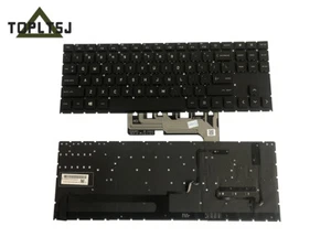 New HP OMEN 15-ek 15-ek1000 15-ek0000 15t-ek000 Colorful Backlit Keyboard Black - Picture 1 of 6