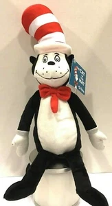 Dr. Seuss schwarze Katze im Hut Kinder Kids Plüschtier Vintage Bedtime Story NEU - Bild 1 von 2