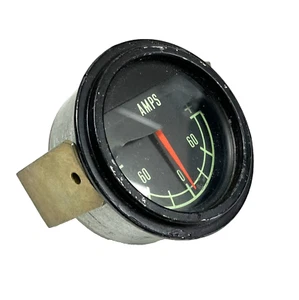 Aircraft Ammeter Gauge Amperes Indicator 0-60 Amps - As Removed - Picture 1 of 5