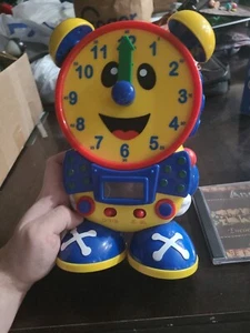 The Learning Journey Telly The Teaching Time Clock Blue/Yellow Educational - Photo 1 sur 4