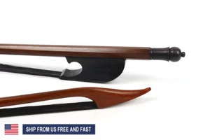 4/4 Violin Bow Baroque Style Brazil Wood Ebony Frog Advance Horsetail - Picture 1 of 7