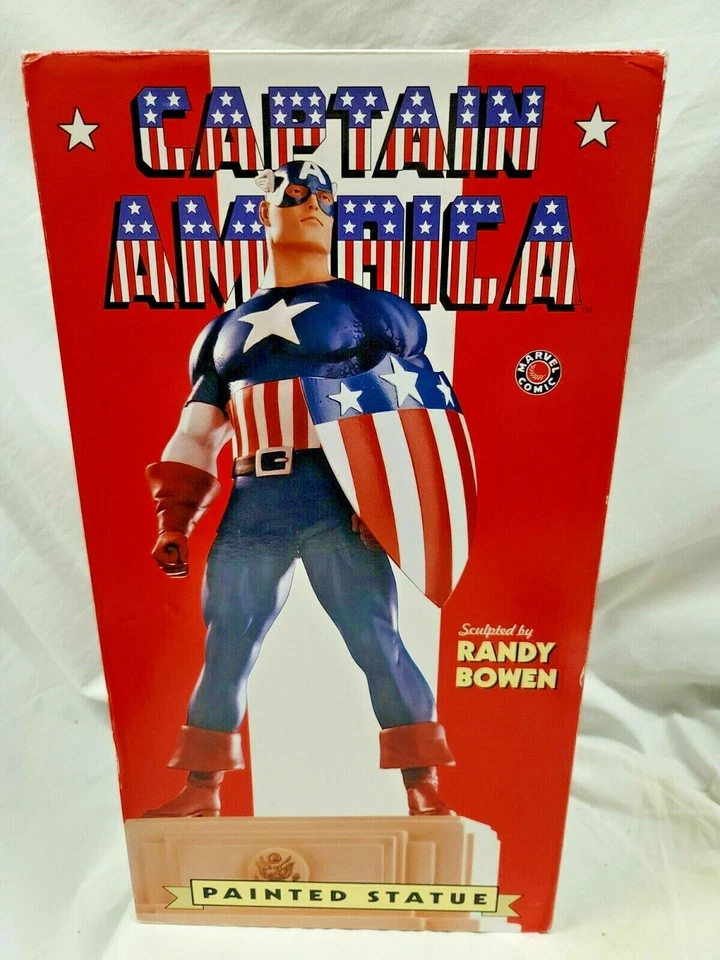 ESTATUA CLÁSICA DEL CAPITÁN AMÉRICA DISEÑO BOWEN ¡¡NUEVA!! Busto de Hulk de Sideshow Avengers Foto 1 de 4