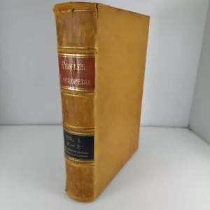 People's Cyclopedia of Universal Knowledge Vol 1 A-E 17th Edition 1887 Illus HC - Picture 1 of 20