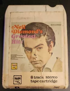 Neil Diamond His 12 Greatest Hits 8 Track Cassette Tape, Canadian seller, PHOTOS - Picture 1 of 3
