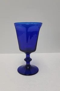 Water Goblet - Antique Cobalt Blue by BRYCE BROTHERS - Picture 1 of 5