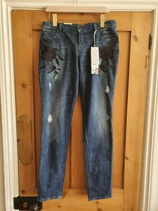 Jeans Guess. Nuevo £110. W28. Bordado delgado. Denim. Mujer - Imagen 1 de 10