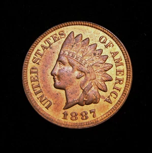 1887 Indian Head Cent BU++++ - Picture 1 of 2