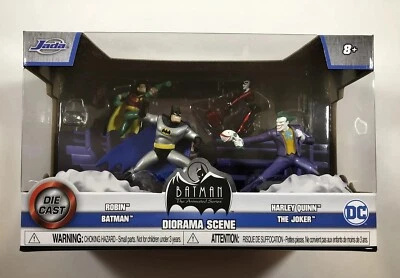 Jada Nano Metalfigs Batman 31353 Robin Joker Harley Quinn Juego de 4 - Se envía en caja Foto 1 de 4