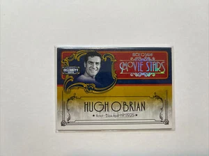 2008 DONRUSS AMERICANA MOVIE STARS CARD #MS-HO HUGH O'BRIAN #10/25 - Picture 1 of 2