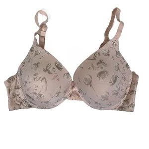 Sujetador con aros Anne Klein rosa floral cocuette talla 40C - Imagen 1 de 8